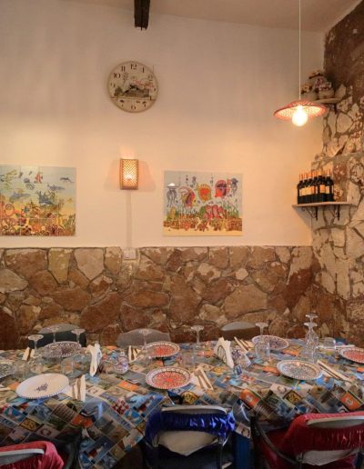 INTERNO RISTORANTE OSTERIA SAN PIETRO DI TAMOU TRAPANI 2